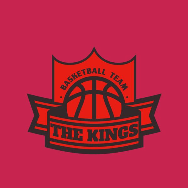 The Kings Basketball team Logo Template Thumbnail