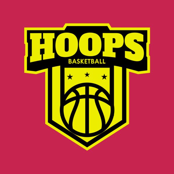 Hoops Basketball logo template 04 Thumbnail