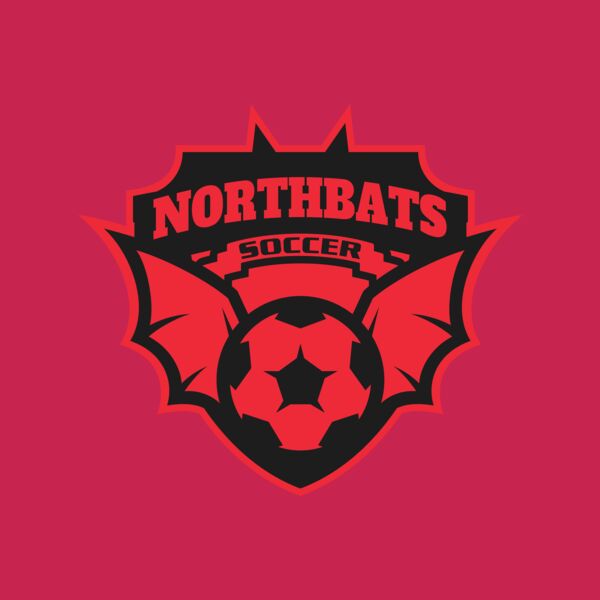 North bats Tournament Soccer logo template Thumbnail
