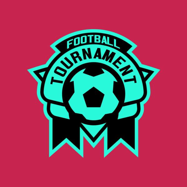 Tournament Football logo template Thumbnail