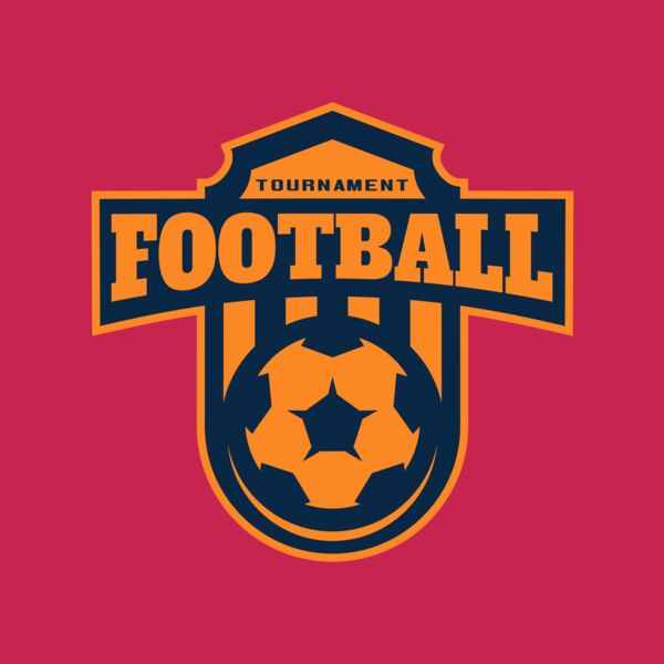 Football Tournament logo template Thumbnail