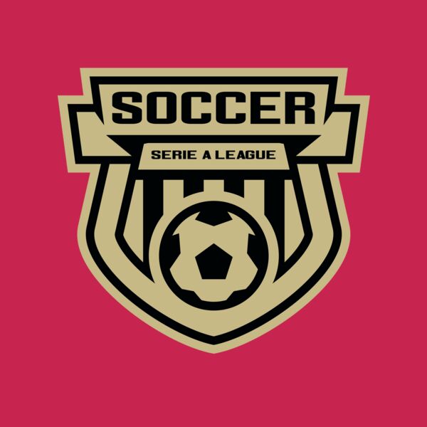 Serie a league soccer logo template Thumbnail