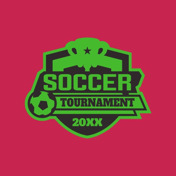 Soccer Tournament logo template 02 Thumbnail