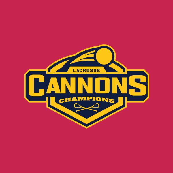 Cannons Champions Lacrosse Logo Template Thumbnail