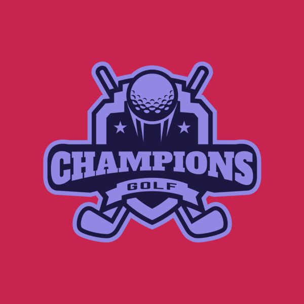 Champions Golf logo template Thumbnail