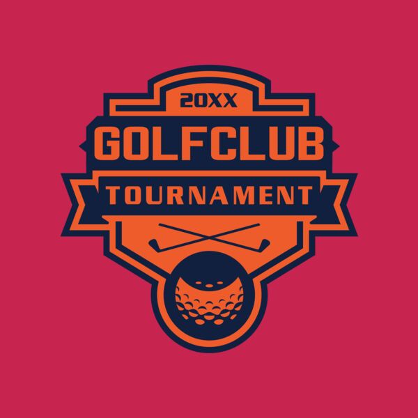 Golf club Tournament logo template 02 Thumbnail