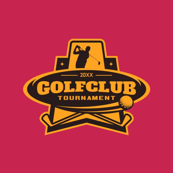 Golf club Tournament logo template 05 Thumbnail