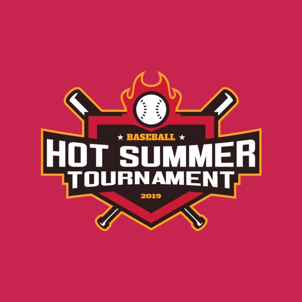 Hot Summer Tournament Baseball logo 01 Thumbnail