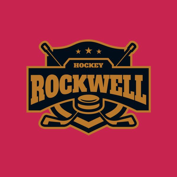 Rockwell Hockey logo template Thumbnail