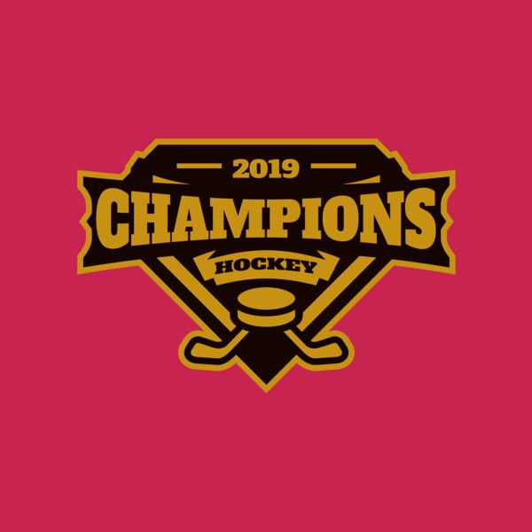 Champions Hockey logo template Thumbnail
