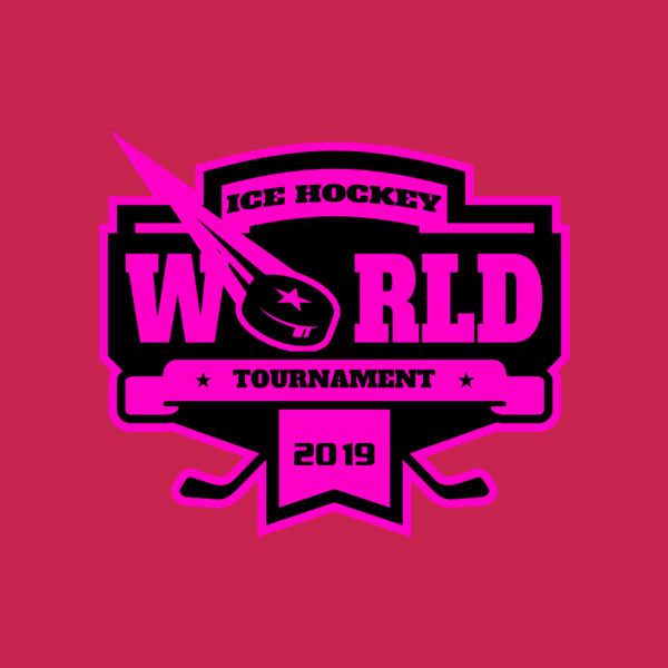 World Ice Hockey Tournament logo template Thumbnail