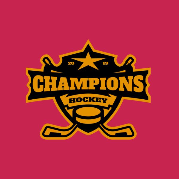 Champions Hockey logo template 02 Thumbnail