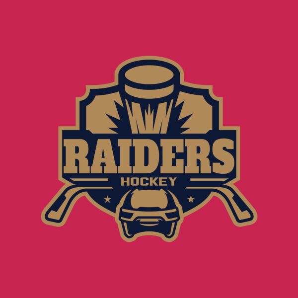 Raiders Hockey logo template Thumbnail