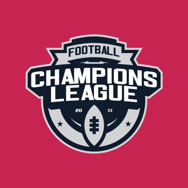 Champions League Football logo template Thumbnail