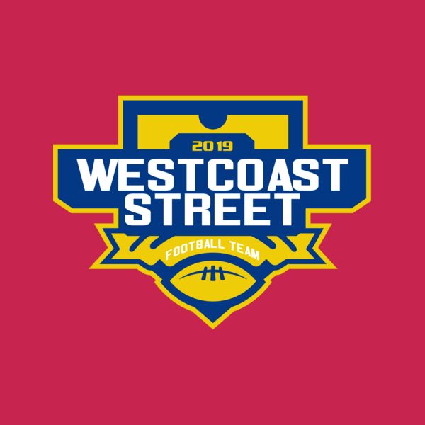 West Coast Street Football League logo template Thumbnail