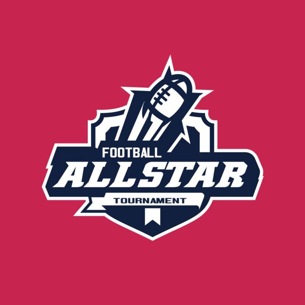 Allstar Tournament Football logo template Thumbnail