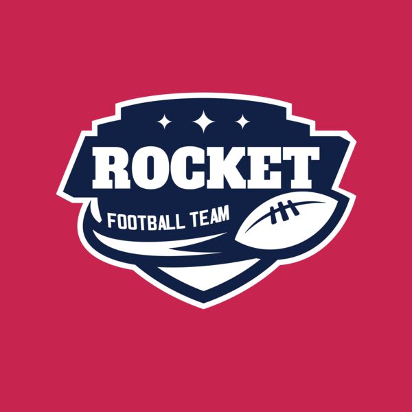 Rocket Football Team logo template Thumbnail