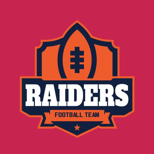 Raiders Football Team logo template Thumbnail