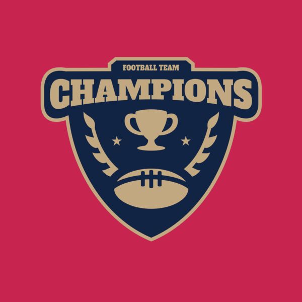 Champions Football Team logo template Thumbnail