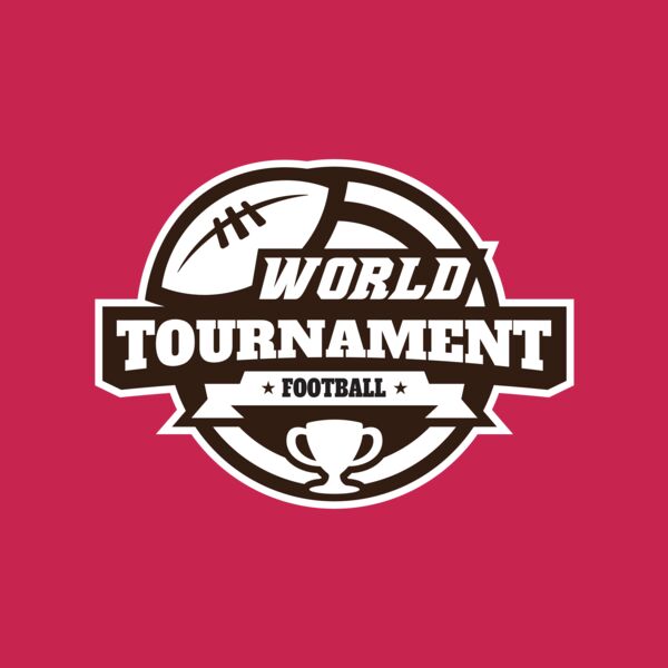 World Tournament Football logo template Thumbnail