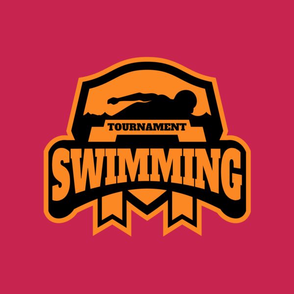 Swimming Tournament logo template 03 Thumbnail