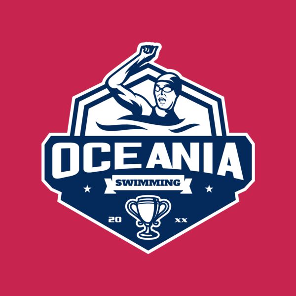 Oceania Swimming logo template Thumbnail