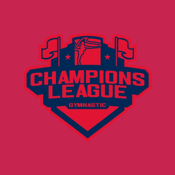 Champions League Gymnastic logo template Thumbnail