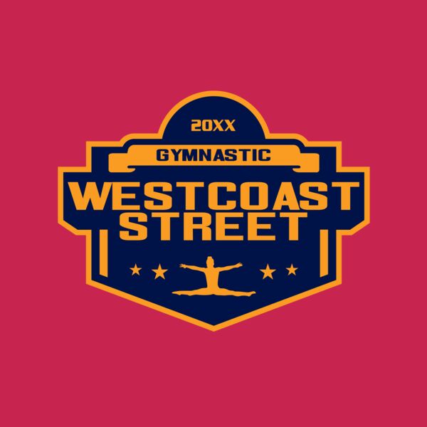 West Coast Street Gymnastic logo template 02 Thumbnail