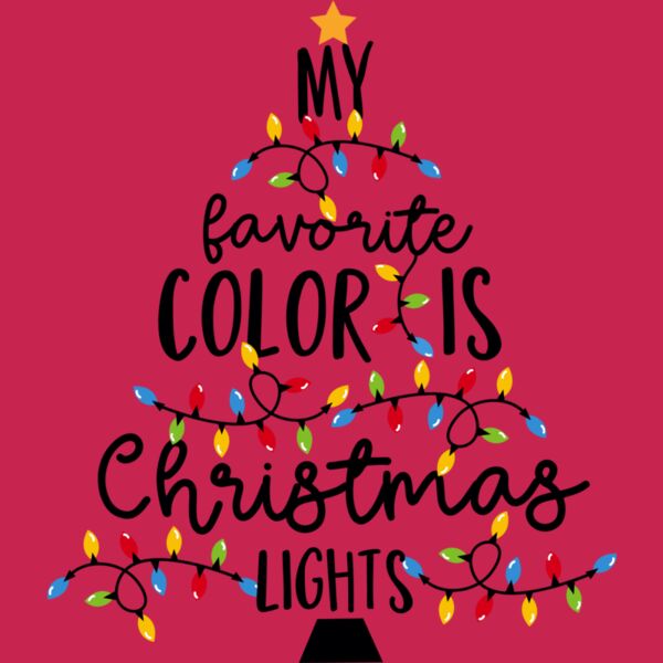 My favourite colour is christmas light Thumbnail
